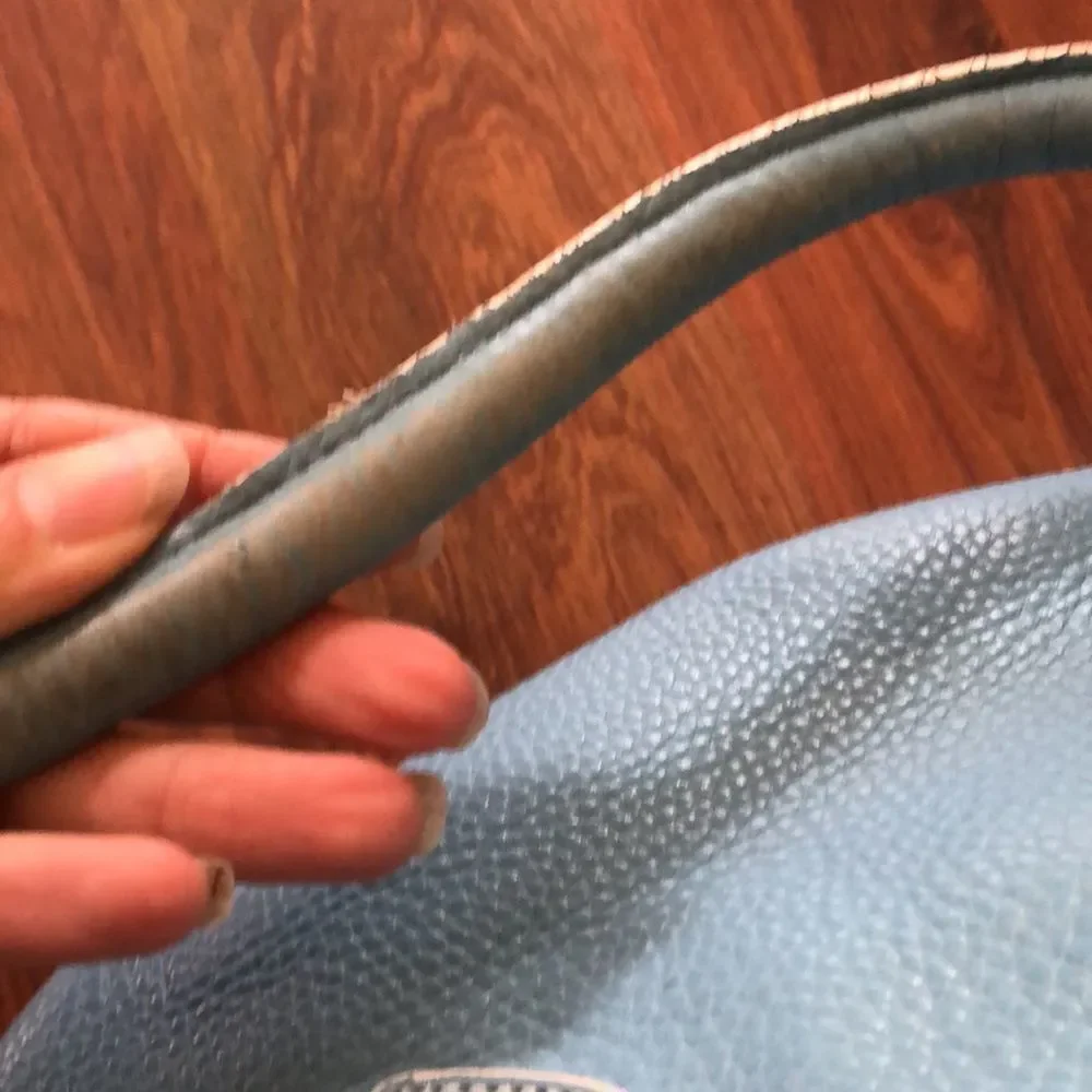 Cole Haan powder blue handbag.